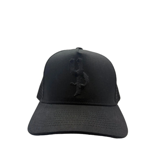 UNDECIDED TRUCKER CAP - TRIPLE BLACK