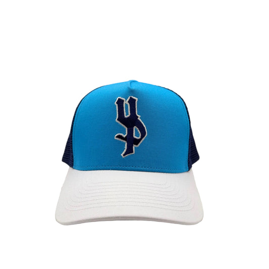 UNDECIDED TRUCKER CAP - AQUA BLUE