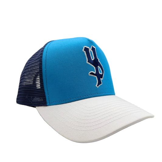 UNDECIDED TRUCKER CAP - AQUA BLUE