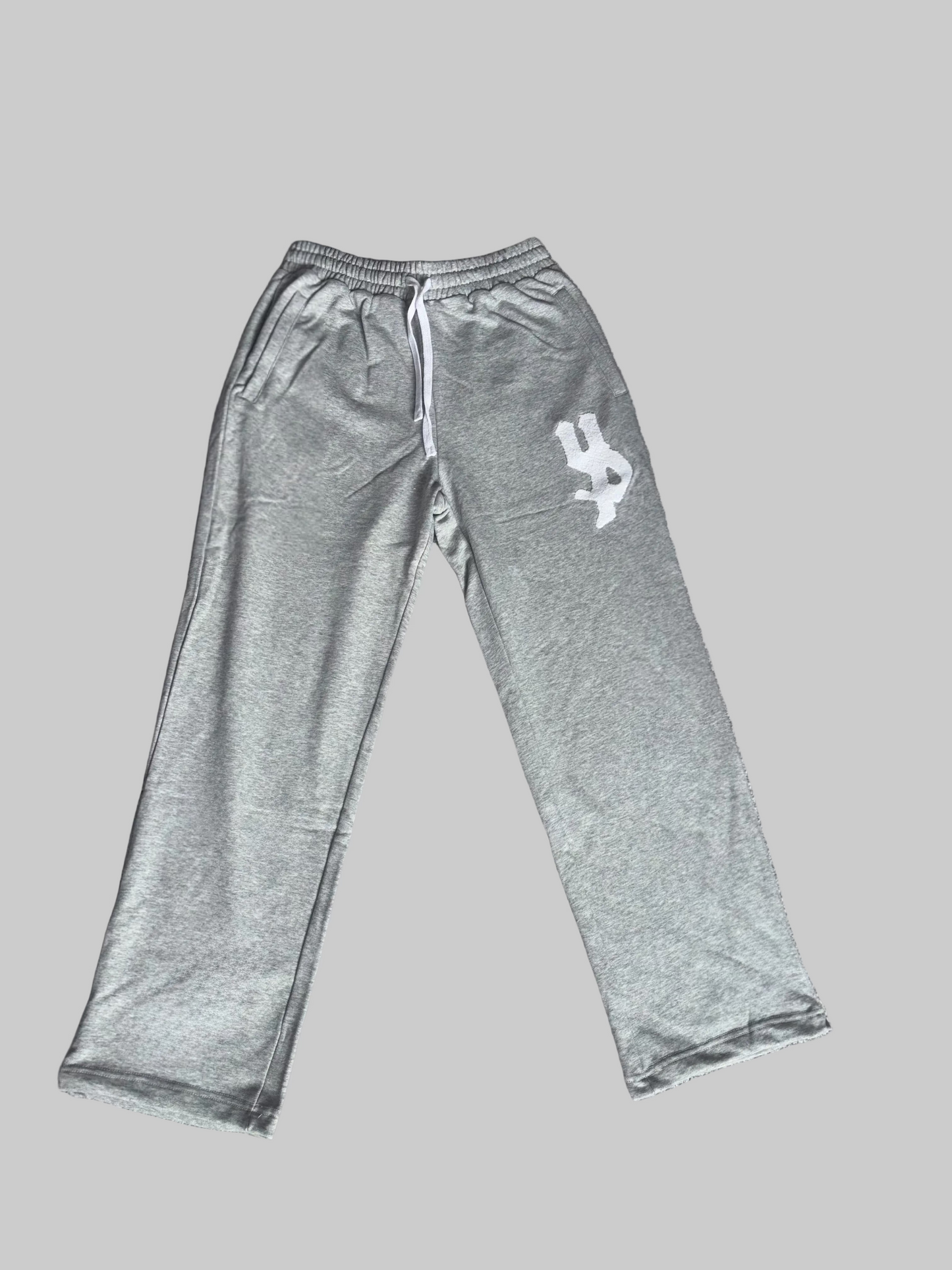GREY UP CHENILLE JOGGERS
